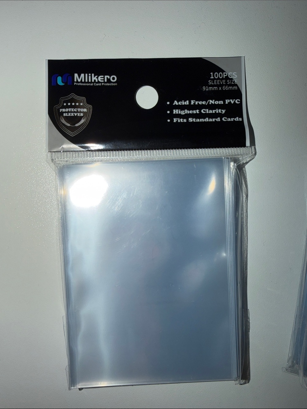 Photo card sleeve protecter